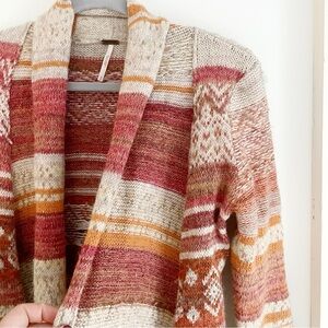 Free People Yesterdays Smile boho maxi cardigan